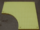 Brick, Modified 24 x 24 without 12 x 12 Quarter Circle, with Peg at each Corner