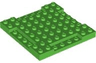 Brick, Modified 8 x 8 x 2/3 with 1 x 4 Indentations