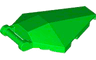 Windscreen 6 x 4 x 1 Hexagonal with Bar Handle