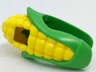 Minifigure, Headgear Head Cover, Costume Corn Cob Suit with Yellow Corn Kernels Pattern