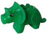 Duplo Dinosaur Triceratops Adult with Green Spots Pattern