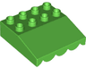 Duplo Roof Sloped 33 4 x 4 with Awning Overhang