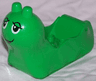 Duplo Snail Body with 2 x 2 Studs with Black Eyes and Smile Pattern