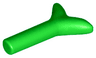Plant Stem with Bar (Carrot Top / Twig)