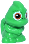 Chameleon, Mini Doll Style, Upright with Hole on Top and Hole on Tail with Dark Orange Eyes Pattern (Disney Pascal)