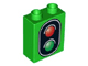 Duplo, Brick 1 x 2 x 2 with Traffic Signal Double Pattern