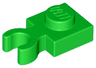 Plate, Modified 1 x 1 with Open O Clip Thick (Vertical Grip)