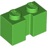 Brick, Modified 1 x 2 with Channel