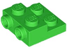 Plate, Modified 2 x 2 x 2/3 with 2 Studs on Side - Hollow Bottom Tube