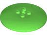 Dish 6 x 6 Inverted (Radar) - Solid Studs