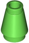 Cone 1 x 1 with Top Groove