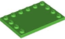Tile, Modified 4 x 6 with Studs on Edges