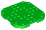 Plate, Modified 8 x 8 with Rounded Corners and 4 Feet