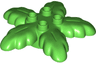Duplo, Plant Palm Tree Leaves Small 6 x 6 with 4 Top Studs