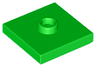 Plate, Modified 2 x 2 with Groove and 1 Stud in Center (Jumper)