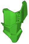 Large Figure Torso Armor with 2 Chest Holes