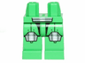 Hips and Legs with Galaxy Squad Armor with Large Light Bluish Gray and White Hexagonal Knee Pads and Short Belt Pattern