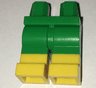 Hips and Legs with Molded Yellow Lower Legs / Boots Pattern