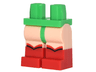 Hips and Light Nougat Legs with Red Boots Pattern
