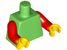 Torso Plain / Red Arms / Yellow Hands