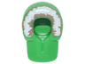 Minifigure, Headgear Hood Fur-lined with White and Dark Tan Fur Pattern