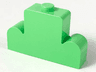 Brick, Modified 1 x 4 x 2 Center Stud Top
