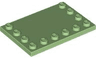 Tile, Modified 4 x 6 with Studs on Edges
