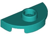 Plate, Round 1 x 2 Half with 1 Stud (Jumper)