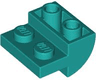 Slope, Curved 2 x 2 Inverted with 2 Recessed Studs