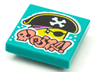 Tile 2 x 2 with BeatBit Album Cover - Pirate Head Pattern