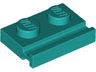 Plate, Modified 1 x 2 with Door Rail