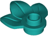 Plant Plate, Round 1 x 1 with 3 Layered Leaves