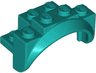 Vehicle, Mudguard 4 x 2 1/2 x 2 with Arch Round, Solid Studs, and Rounded Legs