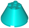 Cone 4 x 4 x 2 with Axle Hole