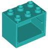 Container, Cupboard 2 x 3 x 2 - Hollow Studs