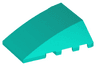 Wedge 4 x 4 Triple Curved No Studs
