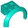 Vehicle, Mudguard 4 x 2 1/2 x 1 2/3 with Arch Round