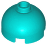 Brick, Round 2 x 2 Dome Top