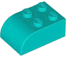 Slope, Curved 3 x 2 with 4 Studs