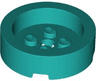 Brick, Round 4 x 4 with Recessed Center and Hole