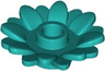 Plant Flower 2 x 2 Round with 16 Petals (Sunflower) with Open Stud