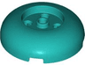 Brick, Round 4 x 4 Dome Top with 2 x 2 Recessed Center