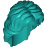 Minifigure, Hair Female Mid-Length Wavy with Center Part
