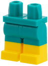 Hips and Legs with Molded Yellow Lower Legs / Boots Pattern