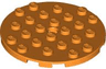 Plate, Round 6 x 6 with Hole