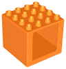 Duplo Door / Window Frame 4 x 4 x 3 Thin Top