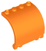 Panel 3 x 4 x 3 Curved with Double Clip Hinge