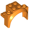 Vehicle, Mudguard 4 x 2 1/2 x 2 1/3 with Arch Round