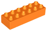 Duplo, Brick 2 x 6