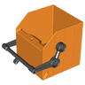 Duplo Garbage Bucket with Black Lever
